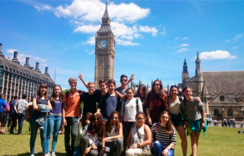 Estudiantes en Londres
